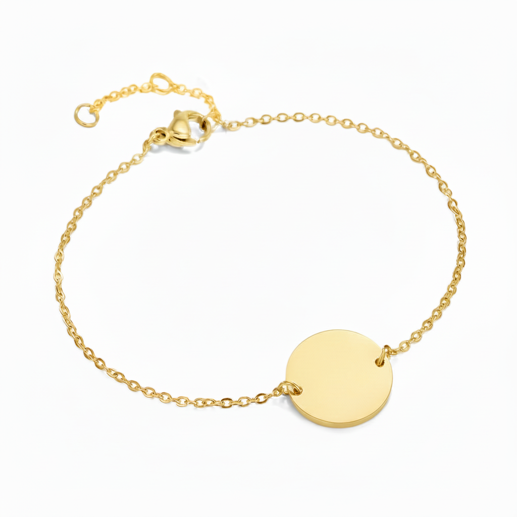 Brazalete medalla circular