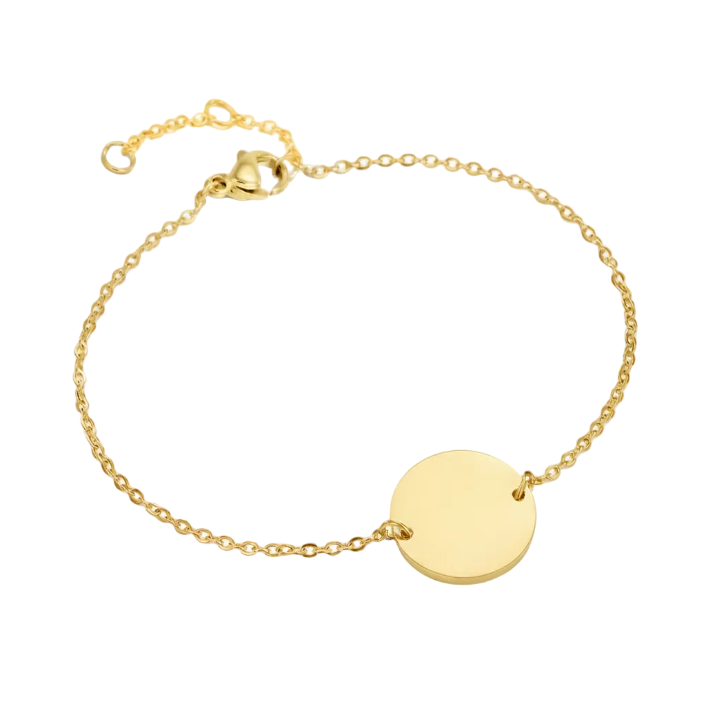 Circular medal bracelet
