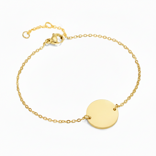 Brazalete medalla circular