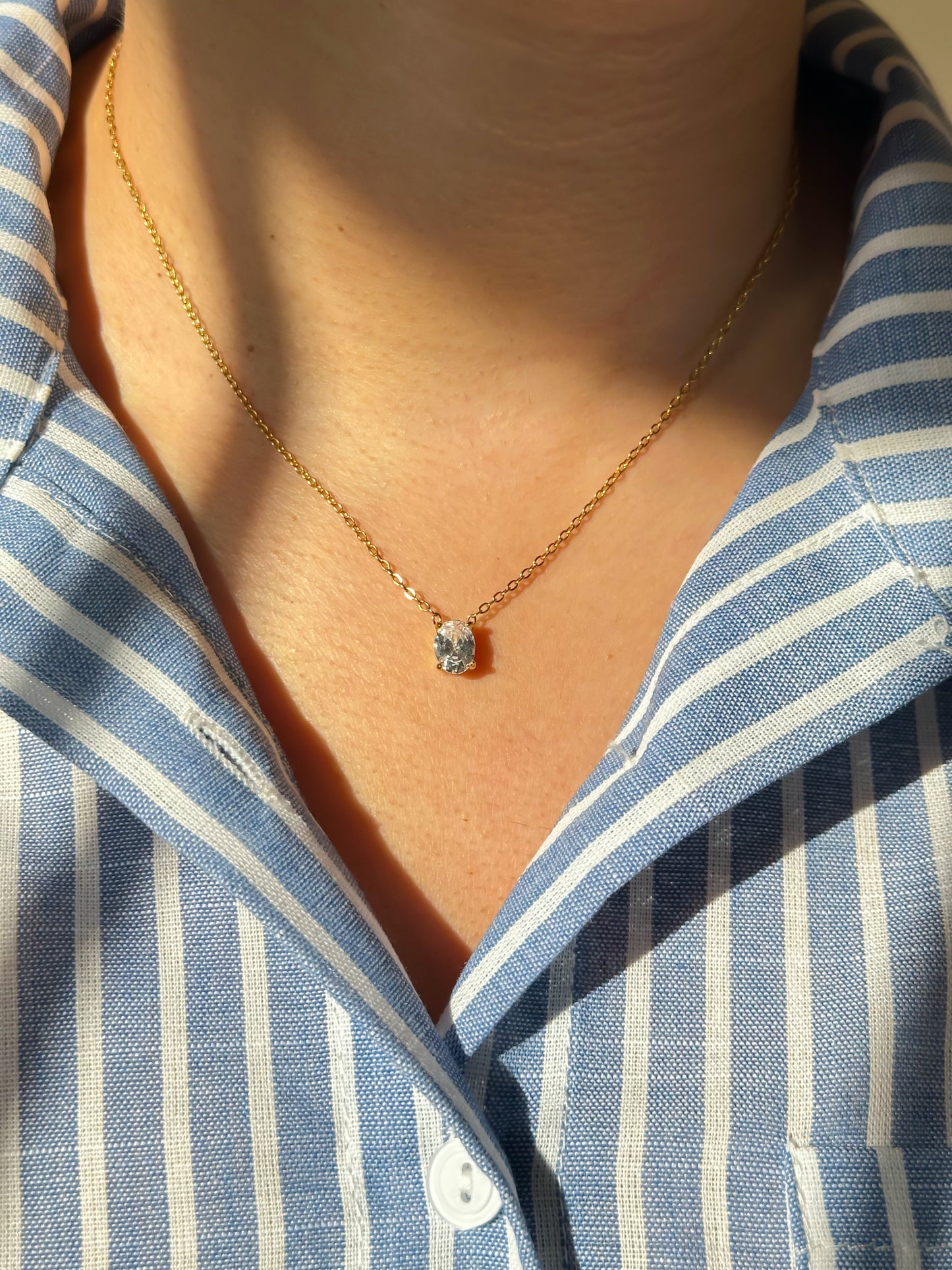 Cadena Diamante Oval