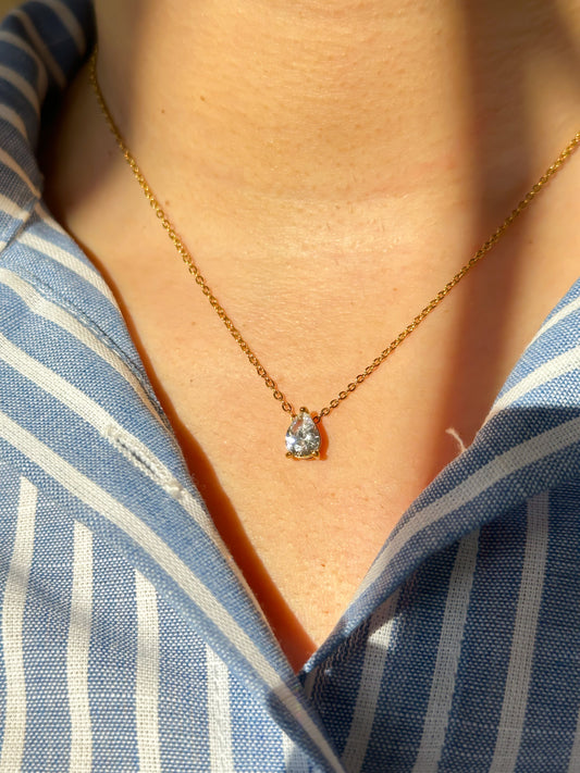 Cadena Diamante Gota